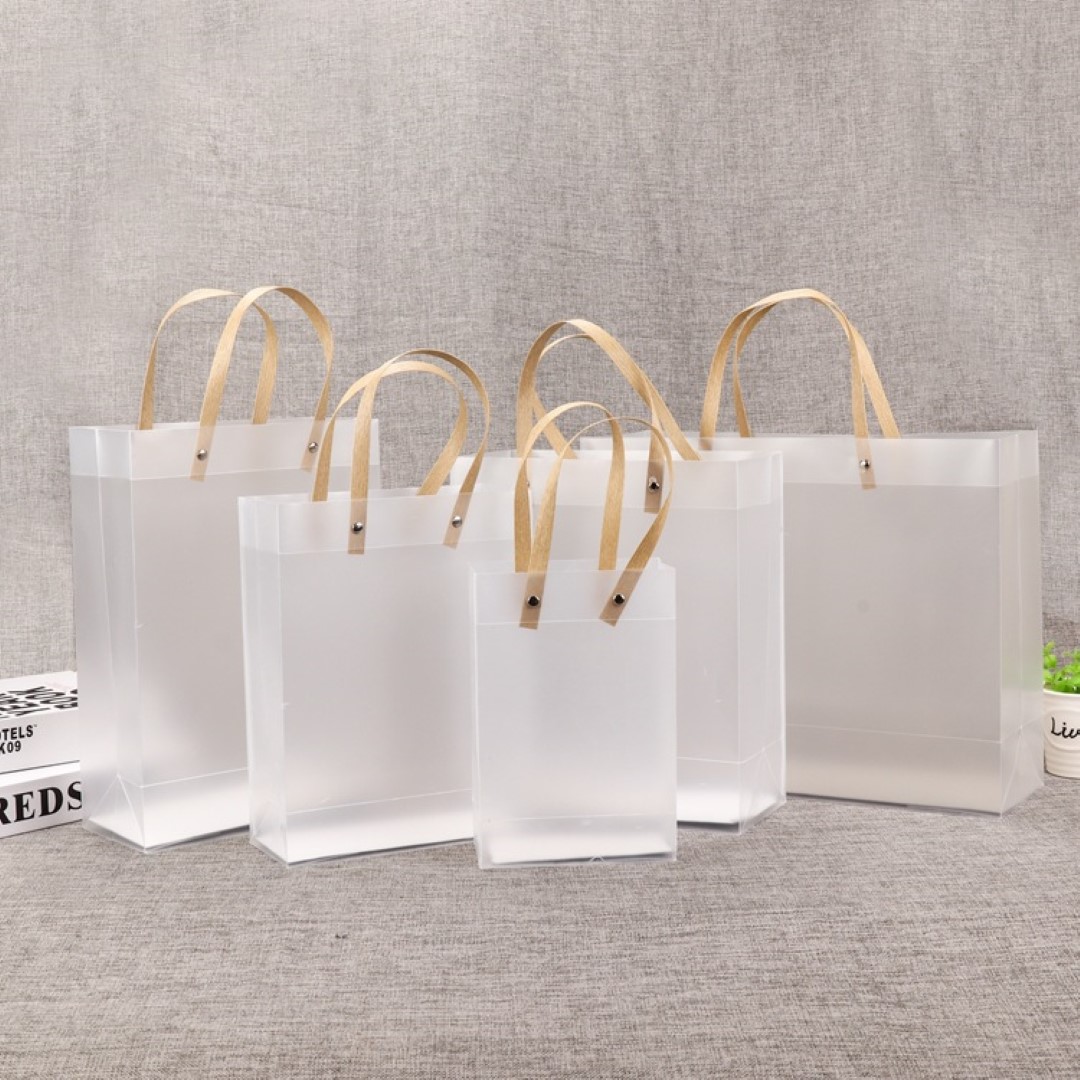 Transparent Shopping Gift Handbag