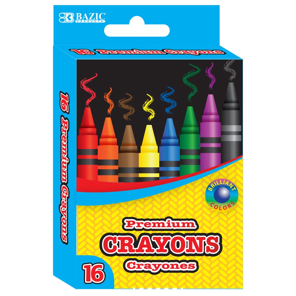 Crayons - 16 Count Assorted Colors 2
