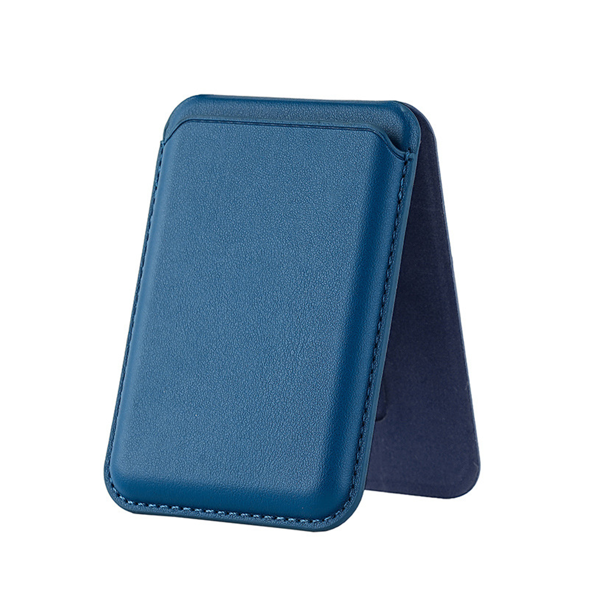 Magnetic Leather Card Holder Phone Stand Wallet 2-in-1 4