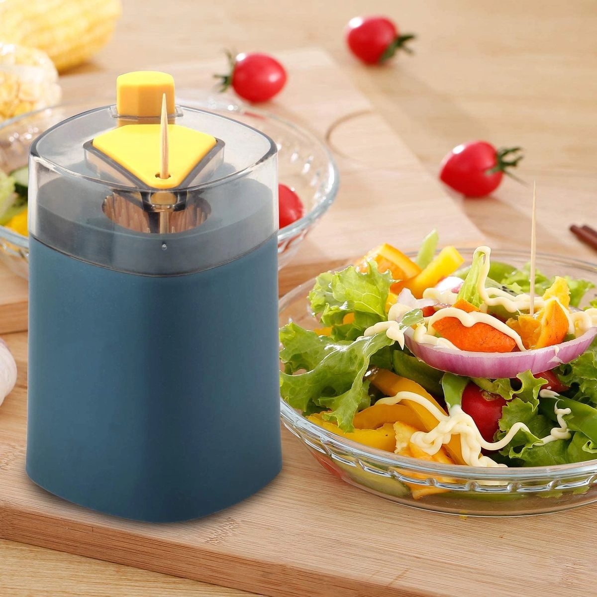 Press Type Automatic Toothpick Holder