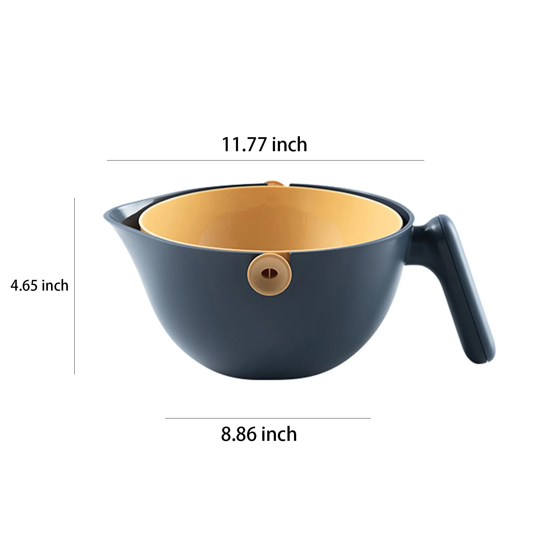 Double Layered Vegetable Washing Basin 10