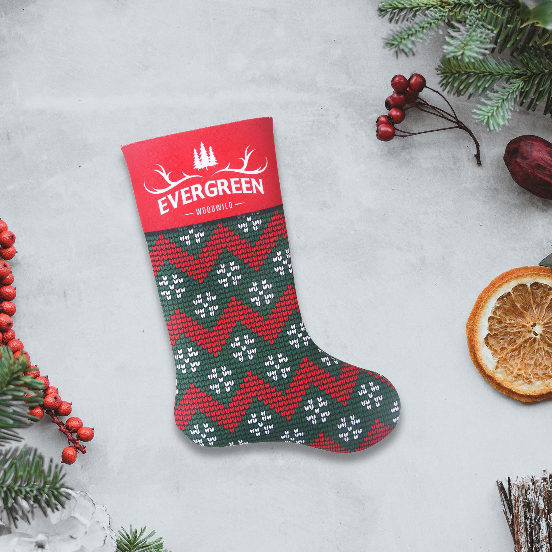 Full Color American Made Stocking: Small 6