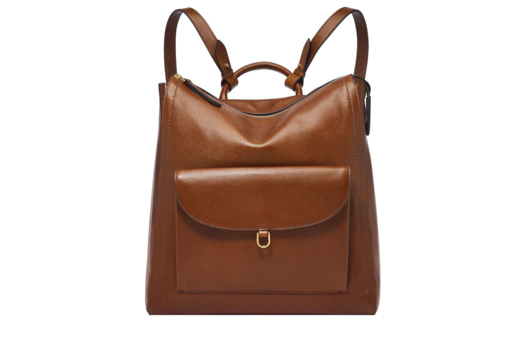 Fossil Parker Leather Backpack - Brown 3