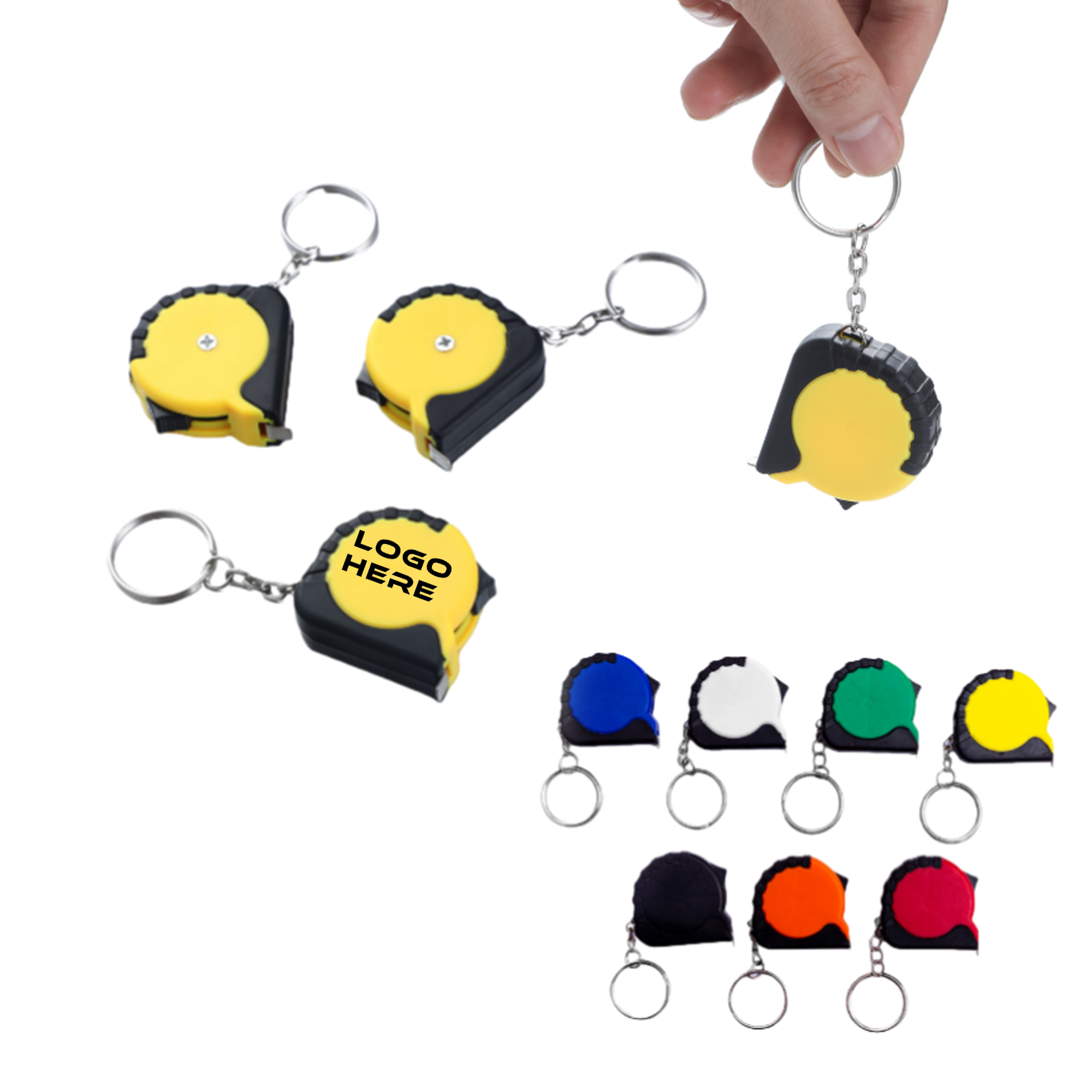 Mini Tape Measure Keychain