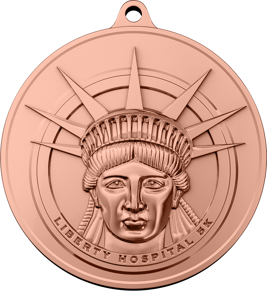 2.25" Custom Die Struck Soft Enamel Medals 12