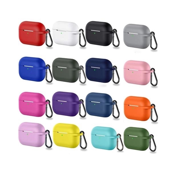 Silicone Earbud Case With Carabiner