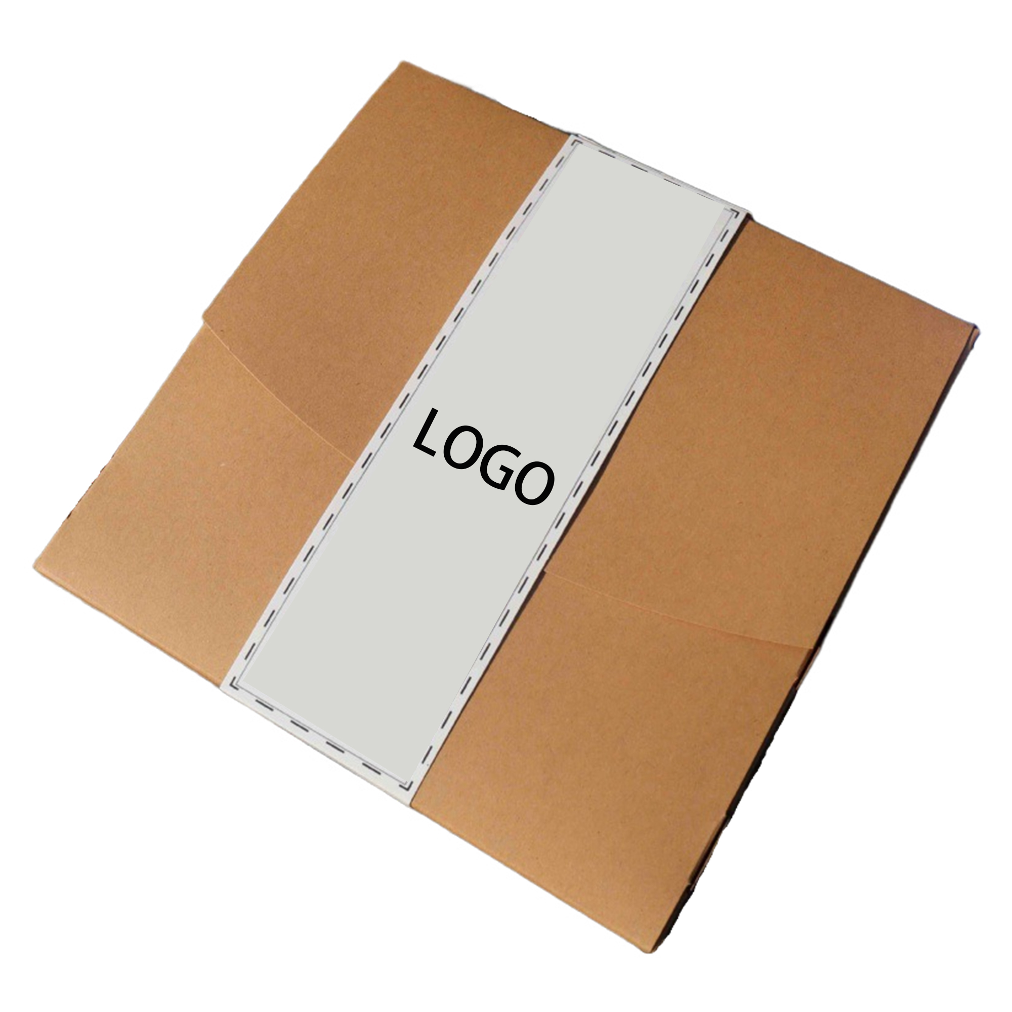 9x9 Inchs Kraft Paper Clothing Courier Packaging Box