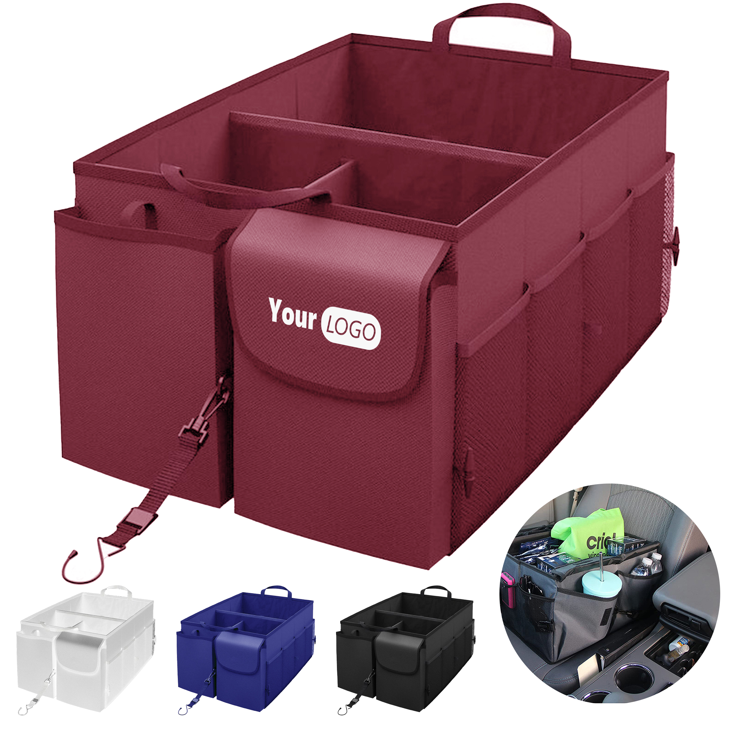 Oxford Efficient Storage Organizer For Car Trunk And Back Seat 6