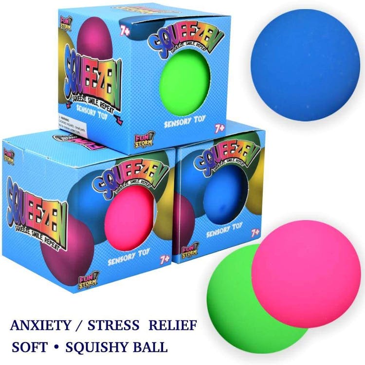 Stress Balls Assorted Colors - 2.75" 3