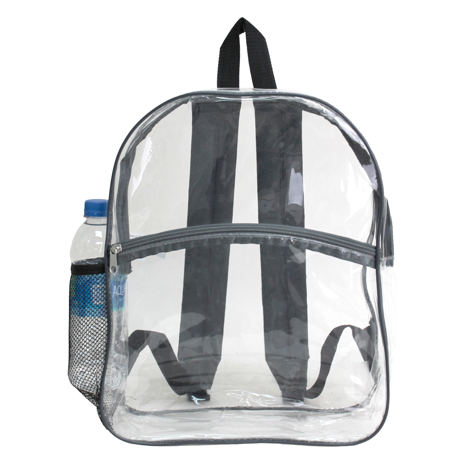 New & Improved Clear Zipper Backpack 11