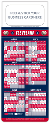 Baseball Schedule Magnet - Peel and Stick Business Card (3.5x9)