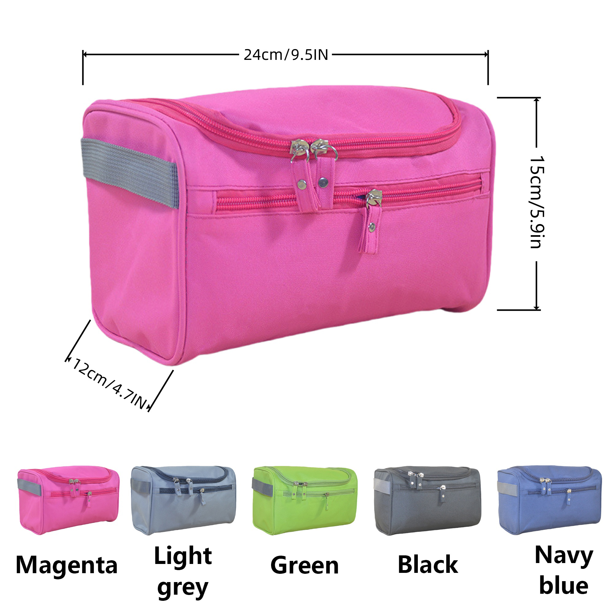 Portable Multifunctional Toiletry Bag with Hook 5