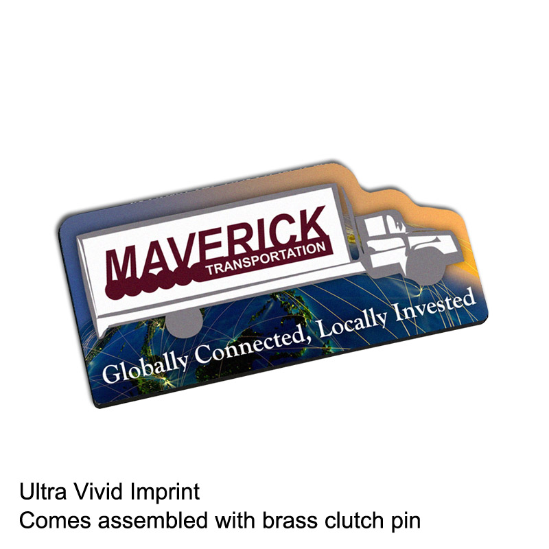 Ultra Vivid Recycled Wood Lapel Pins 11