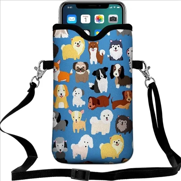 Portable Lanyard Mobile Phone Bag for Work, School and Travel 2