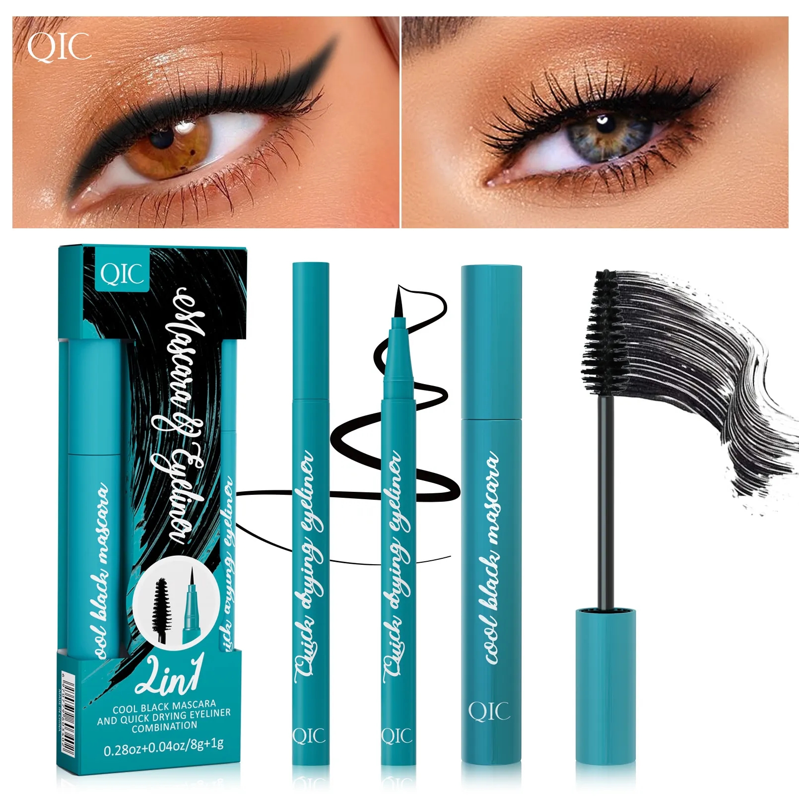 Mascara and Eyeliner Set 4