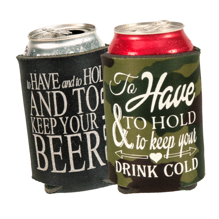 Screen Printed Insulated Beverage Holder Can Cooler Pepco Promotional