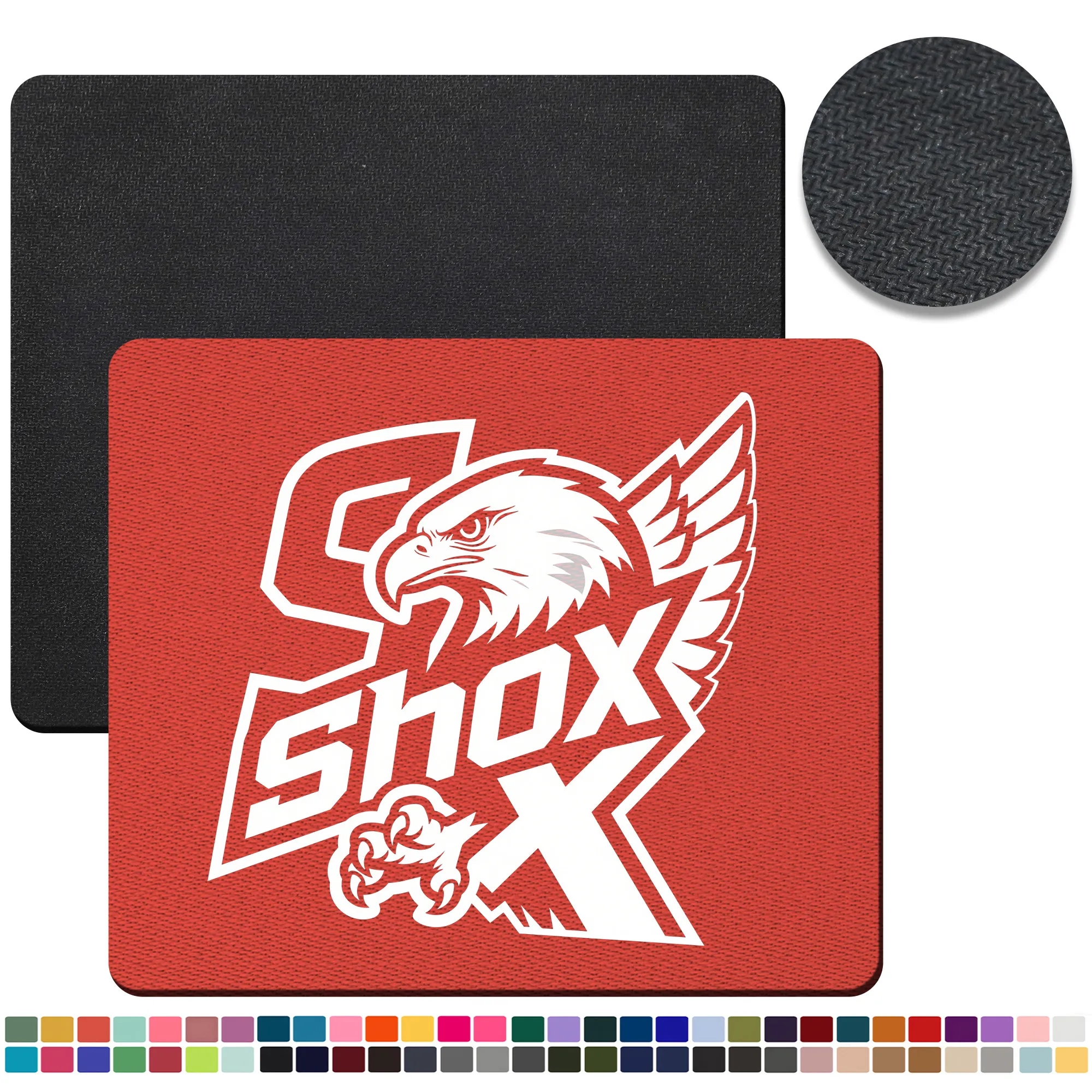 MOQ 50 Full Color Soft Surface Mouse Pad