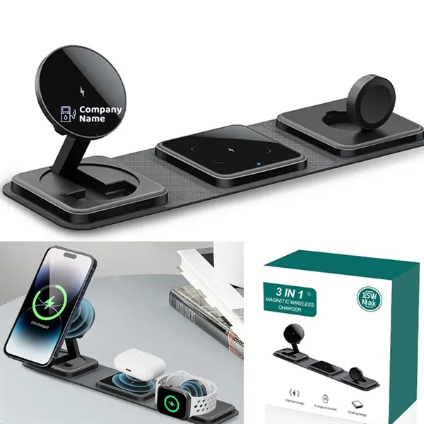 Foldable Wireless Charger Station