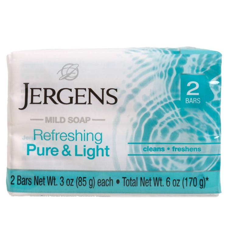 Jergens Pure and Light Bar Soap 2 Pack - 3 oz Each 3