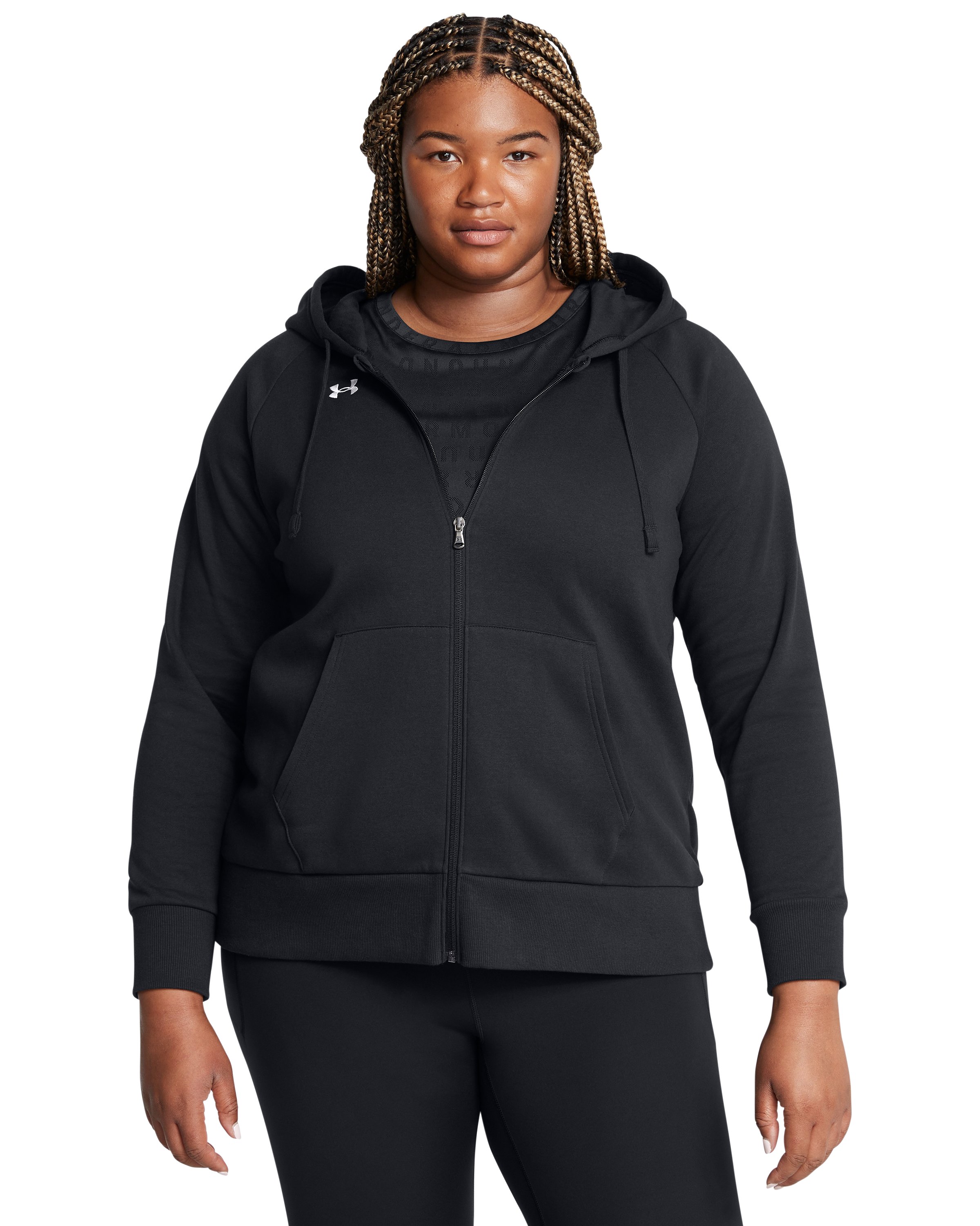UA Rival Fleece Women's Full-Zip Hoodie 2