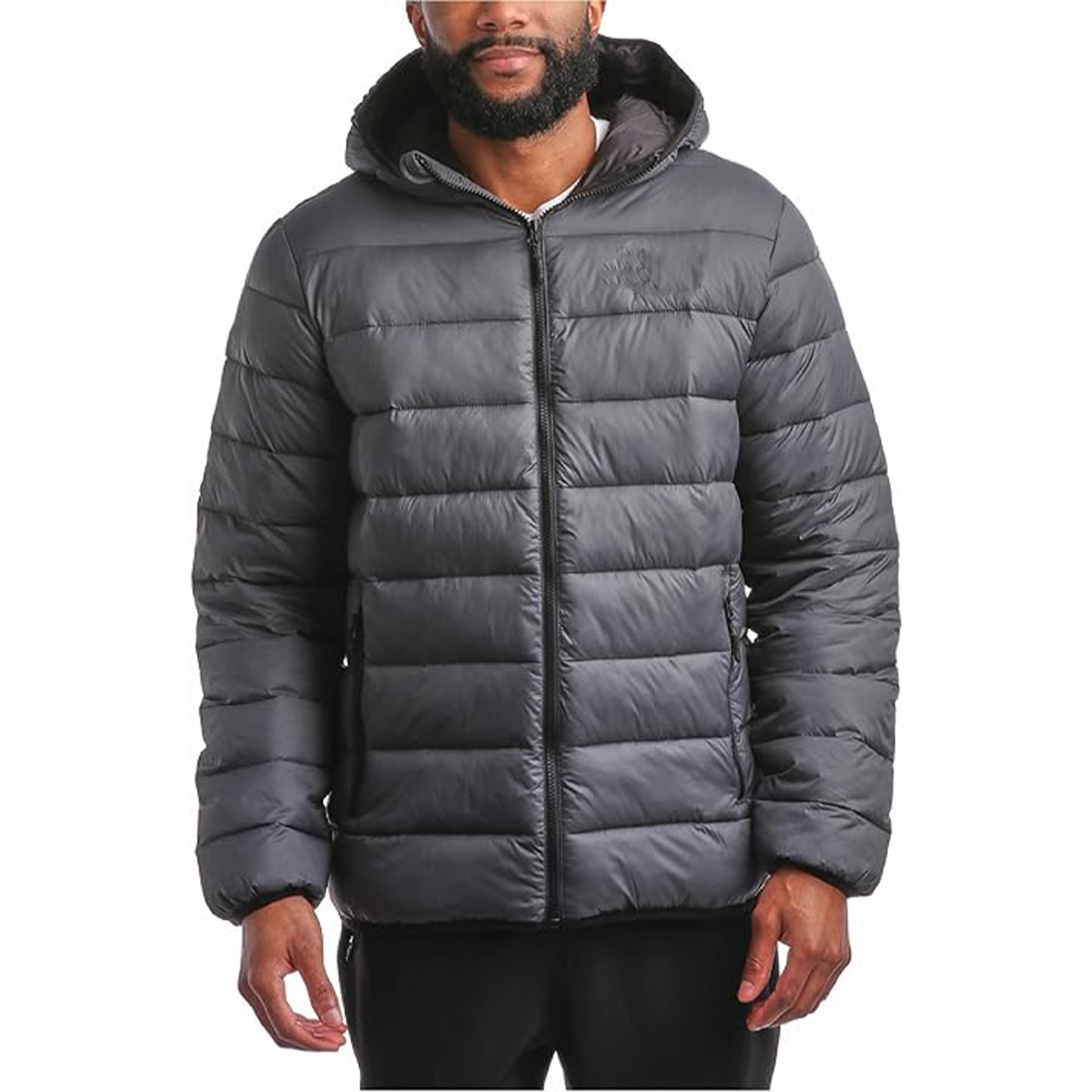 Warm Hooded Quilted Down Jacket 45