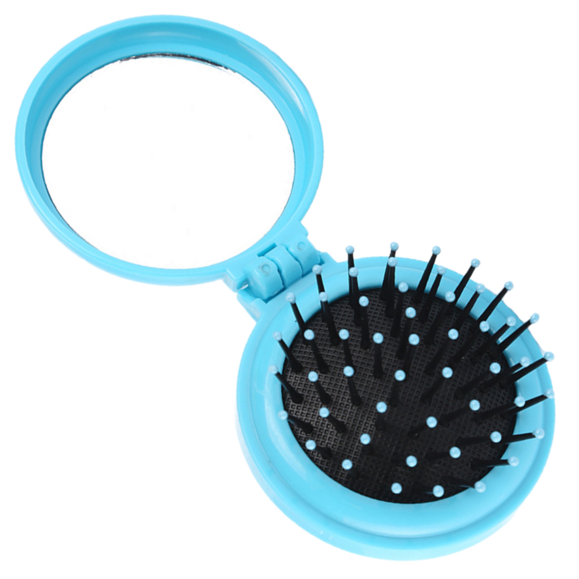 Folding Hair Brush with Mirror 12