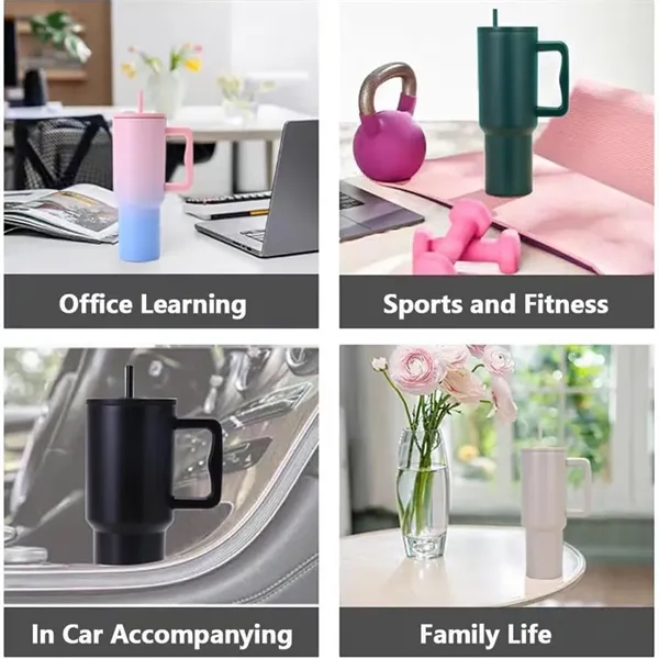 40OZ Vacuum Insulated Tumbler for Commutes, Fitness and Travel 3