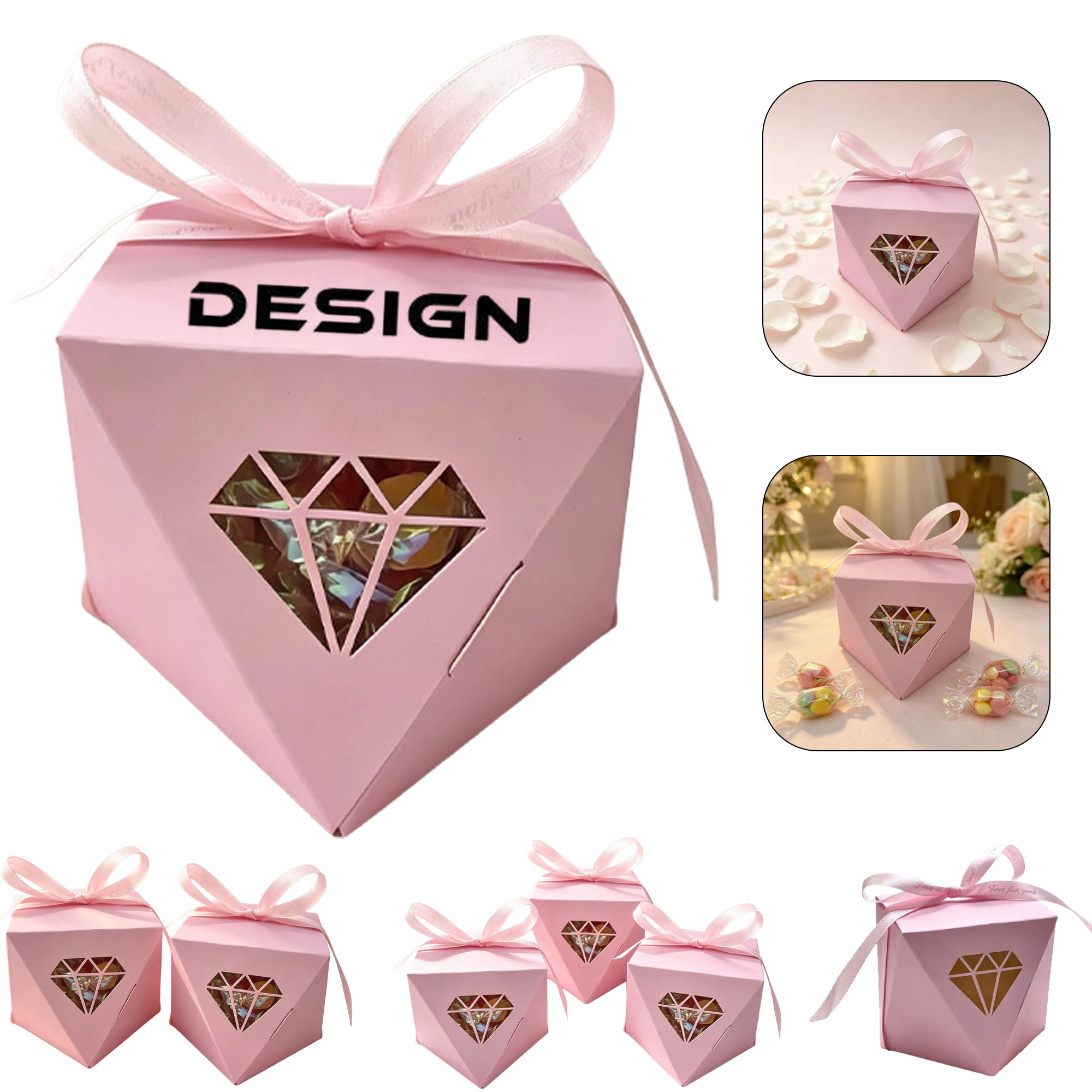 Light Luxury Diamond Window Candy Gift Box 2
