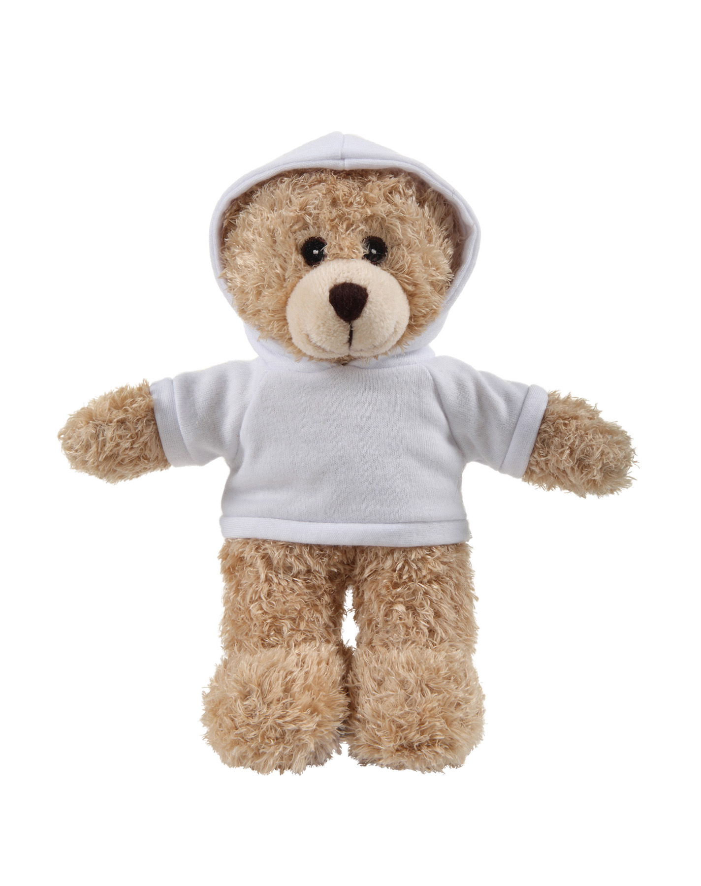 soft plush Tan Bear with hoodie 39