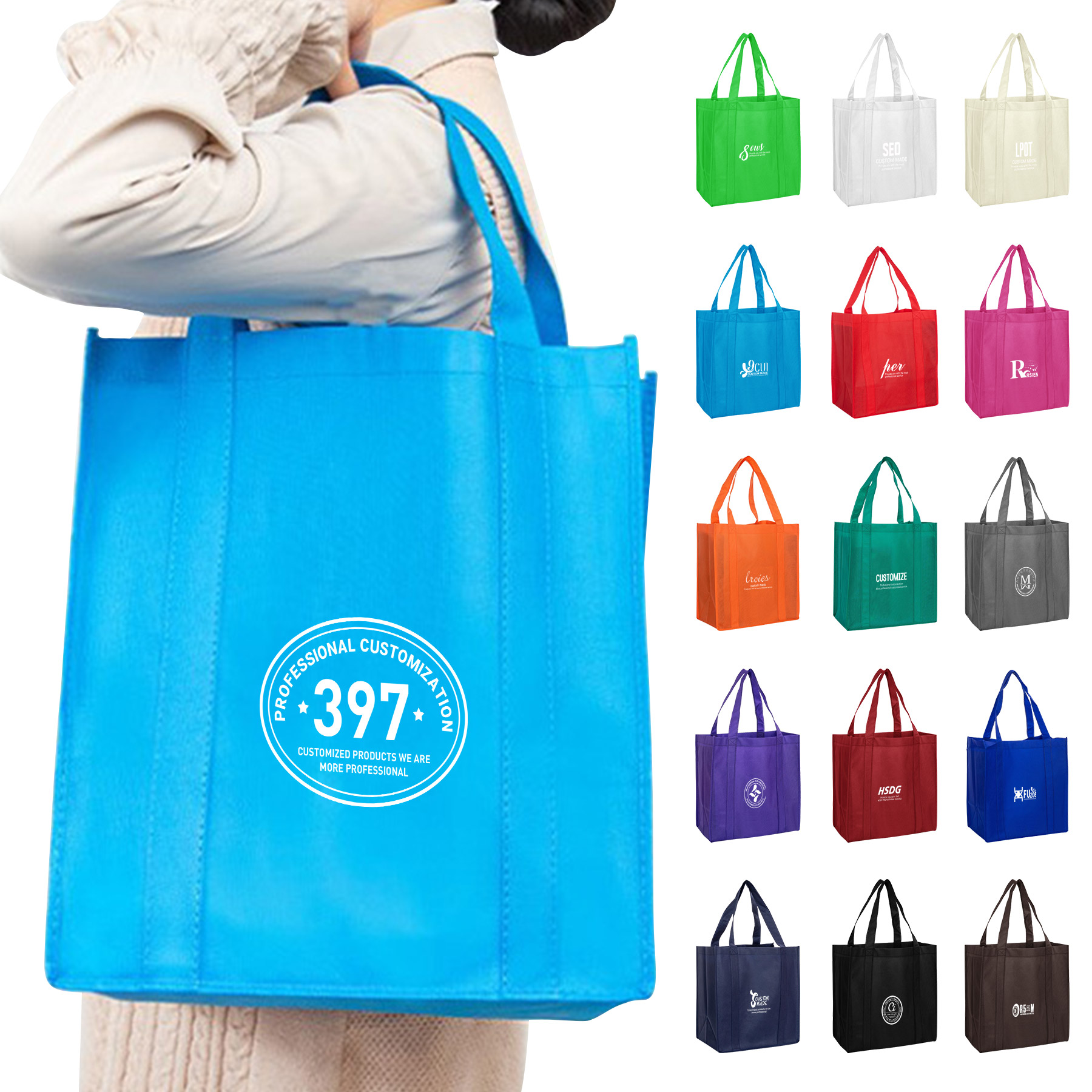 Large Capacity Non-woven Shopping Tote Bag 10