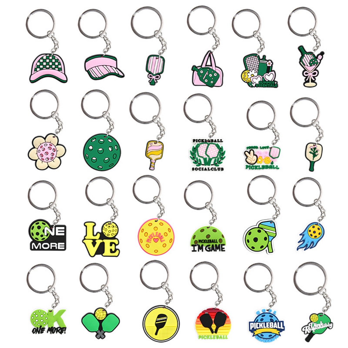 Custom PVC Rubber Basketball Jersey Keychain Football KeyTag 5
