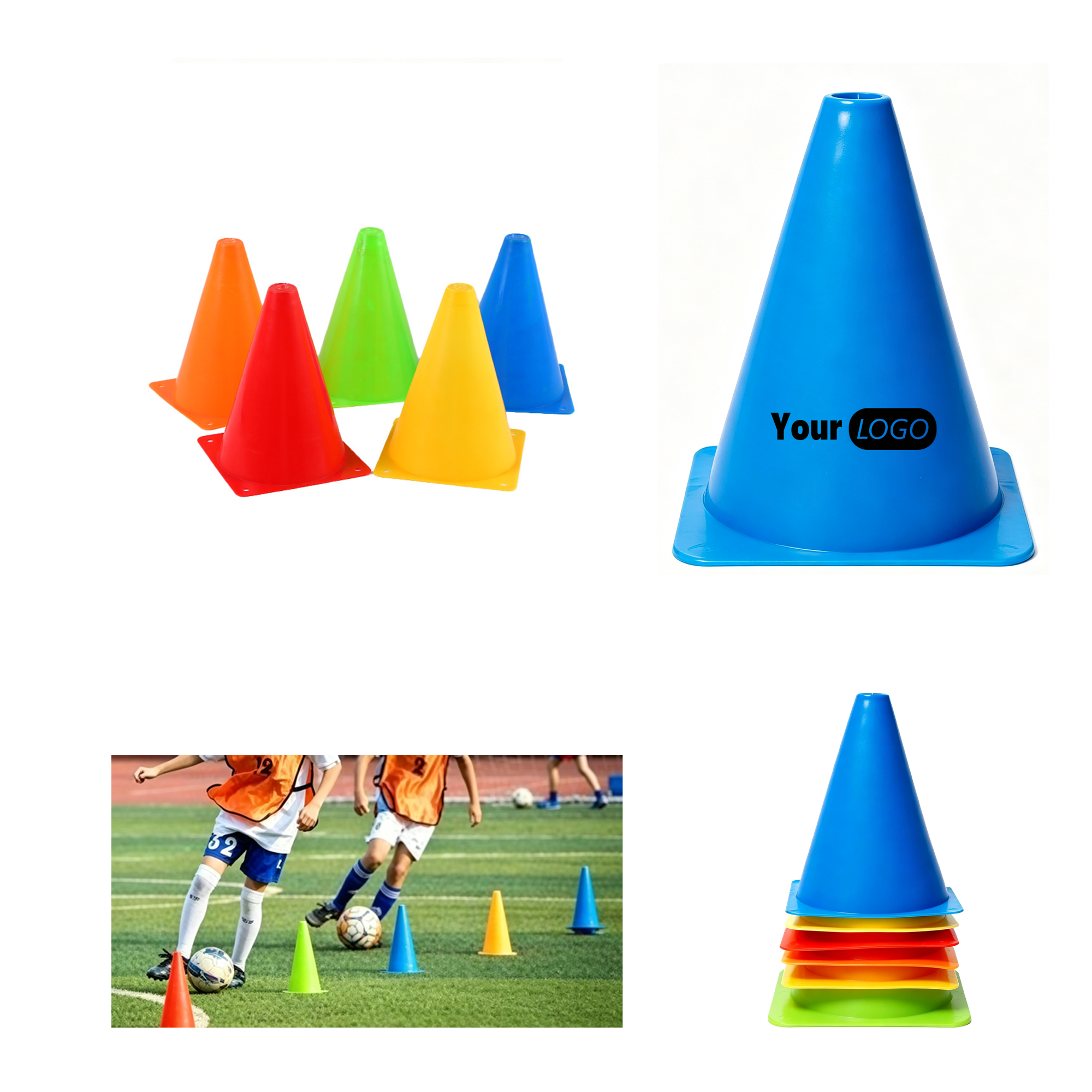 5.1 Inch PE Training Marker Cone 2