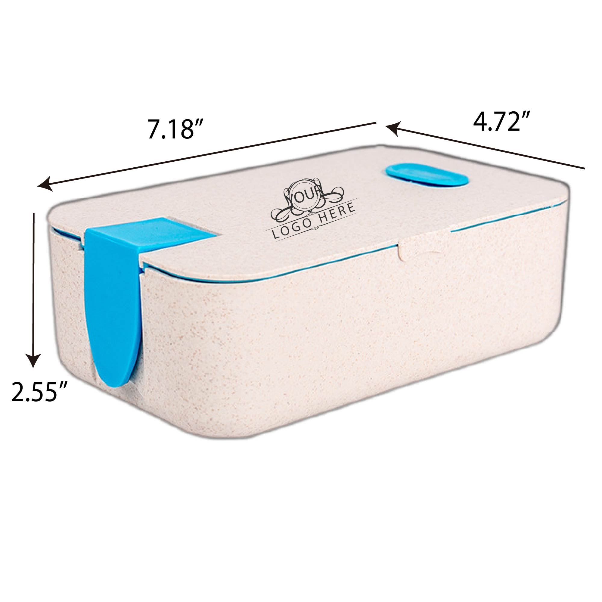 Wheat Straw Lunch Set With Phone Holder 5