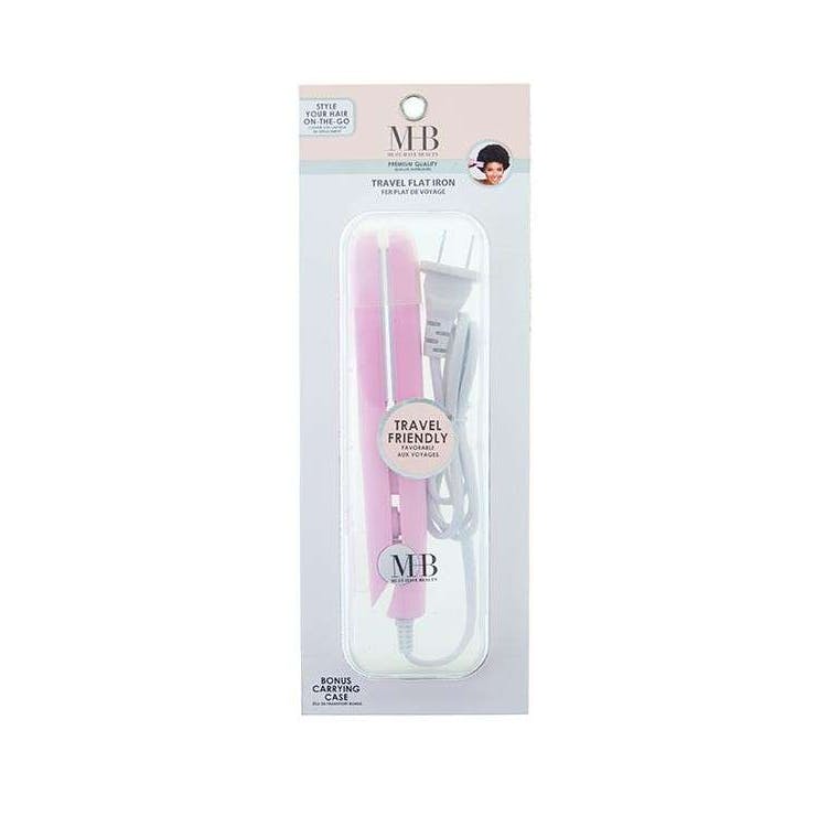 Travel Flat Iron with Carrying Case - Pink 3