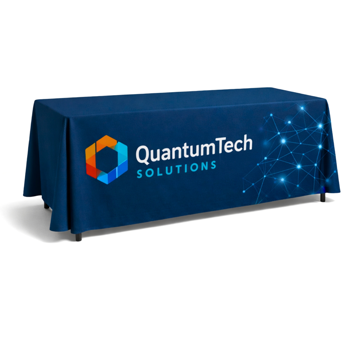 8' Table Throw, Full-Color Front Panel 125