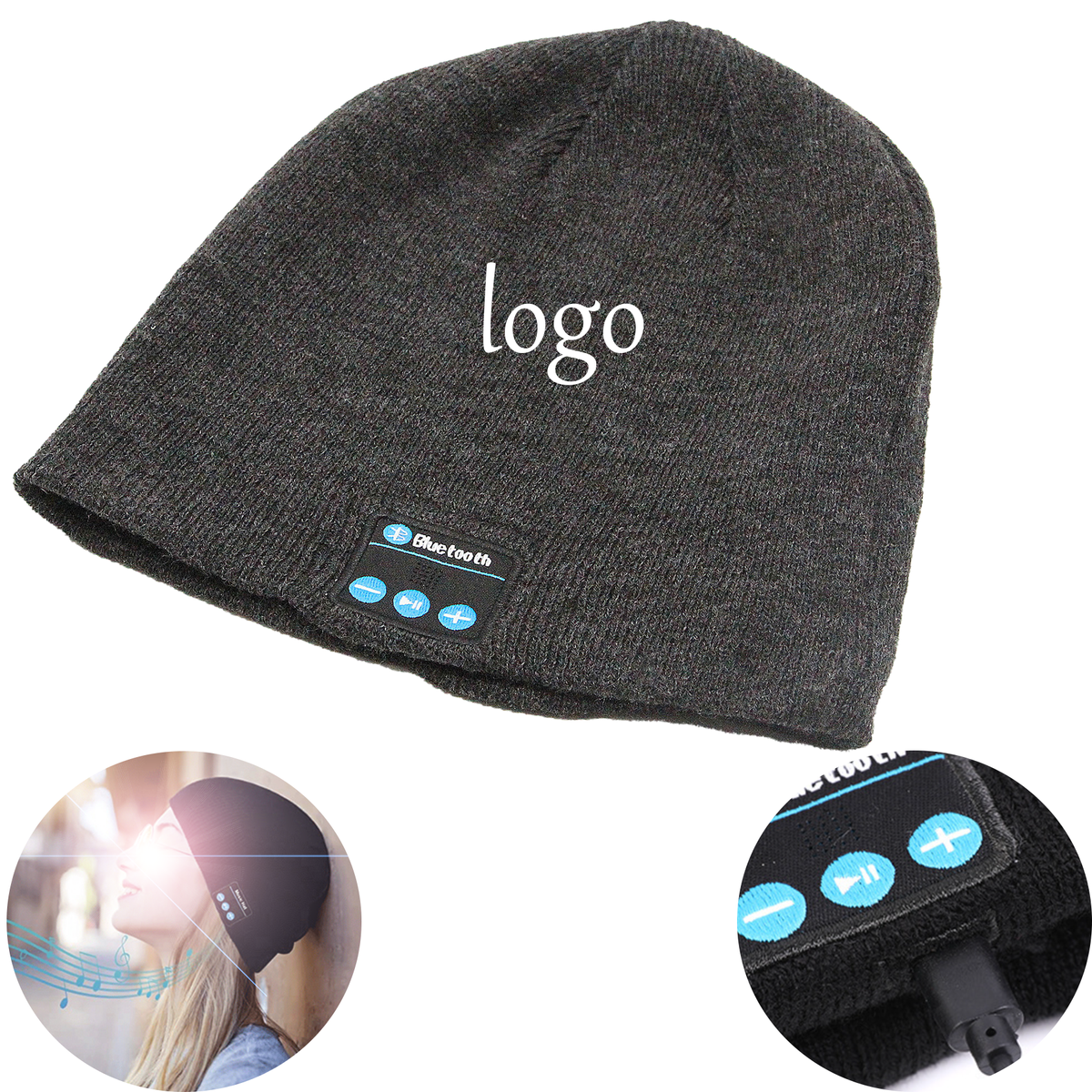 Bacton - Waterproof Cold Weather Roll Cuff Beanie Hat