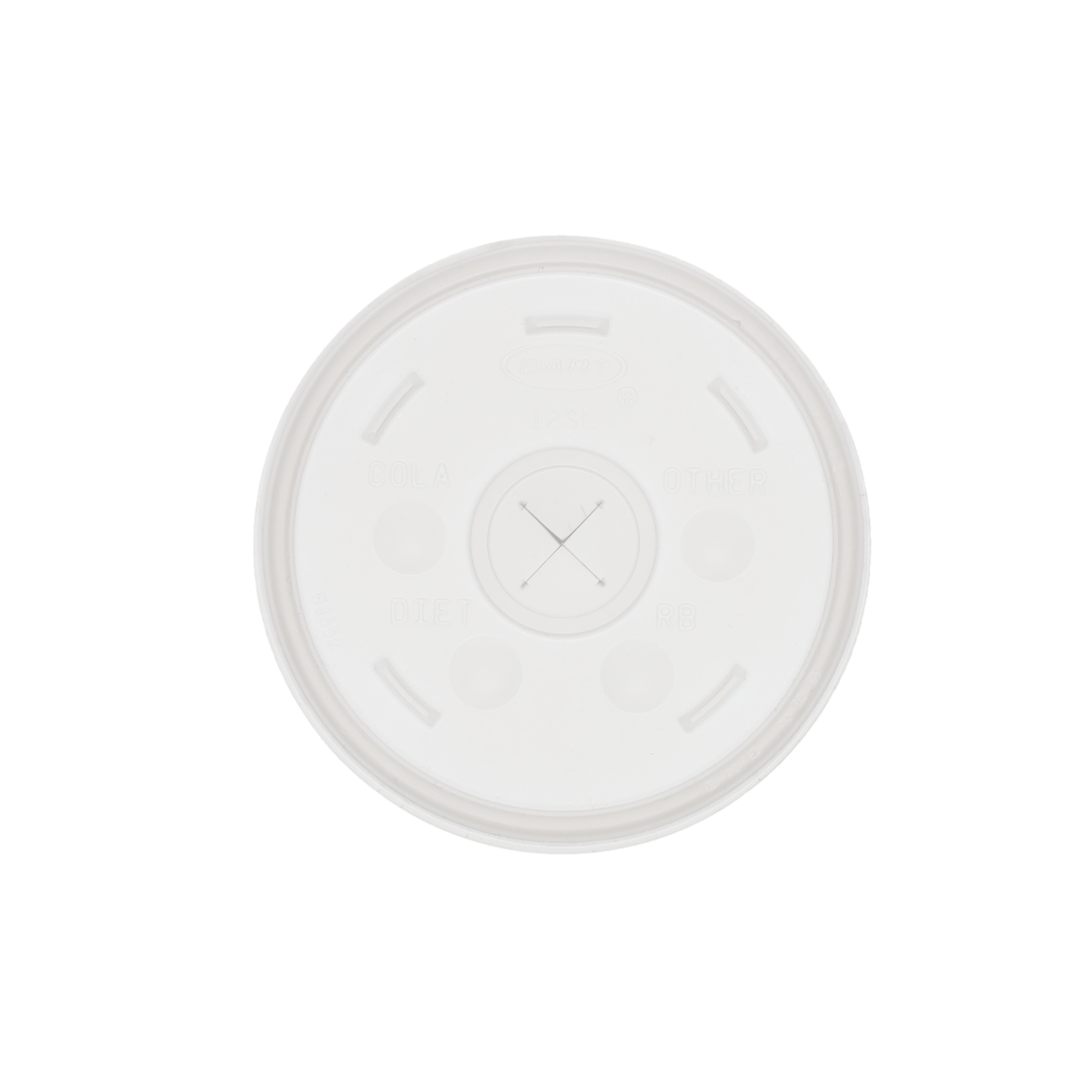 12 oz Foam Cup Straw Slot Lid Frosted 4