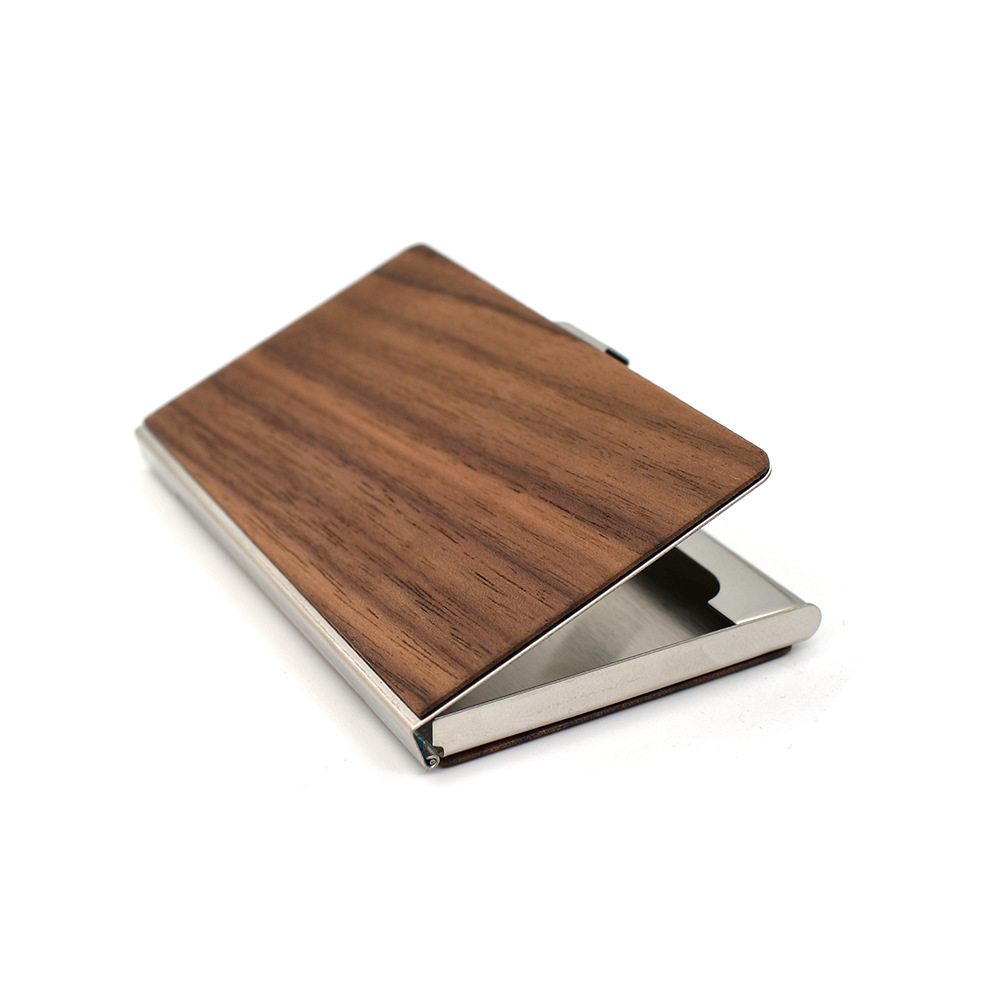 Solid Wood Business Card Box