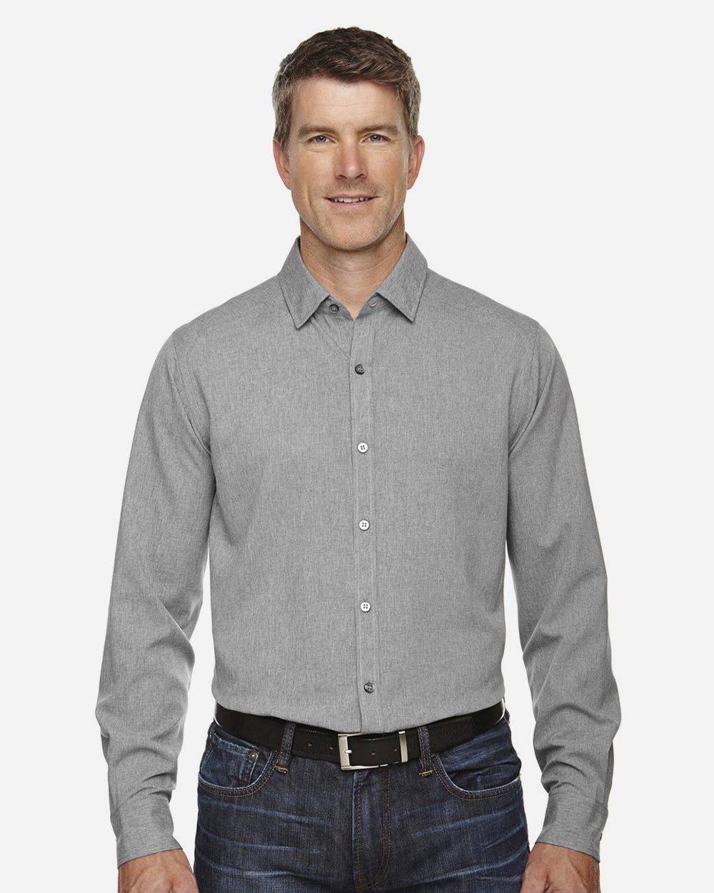 Men's Melange Performance Shirt - 88802