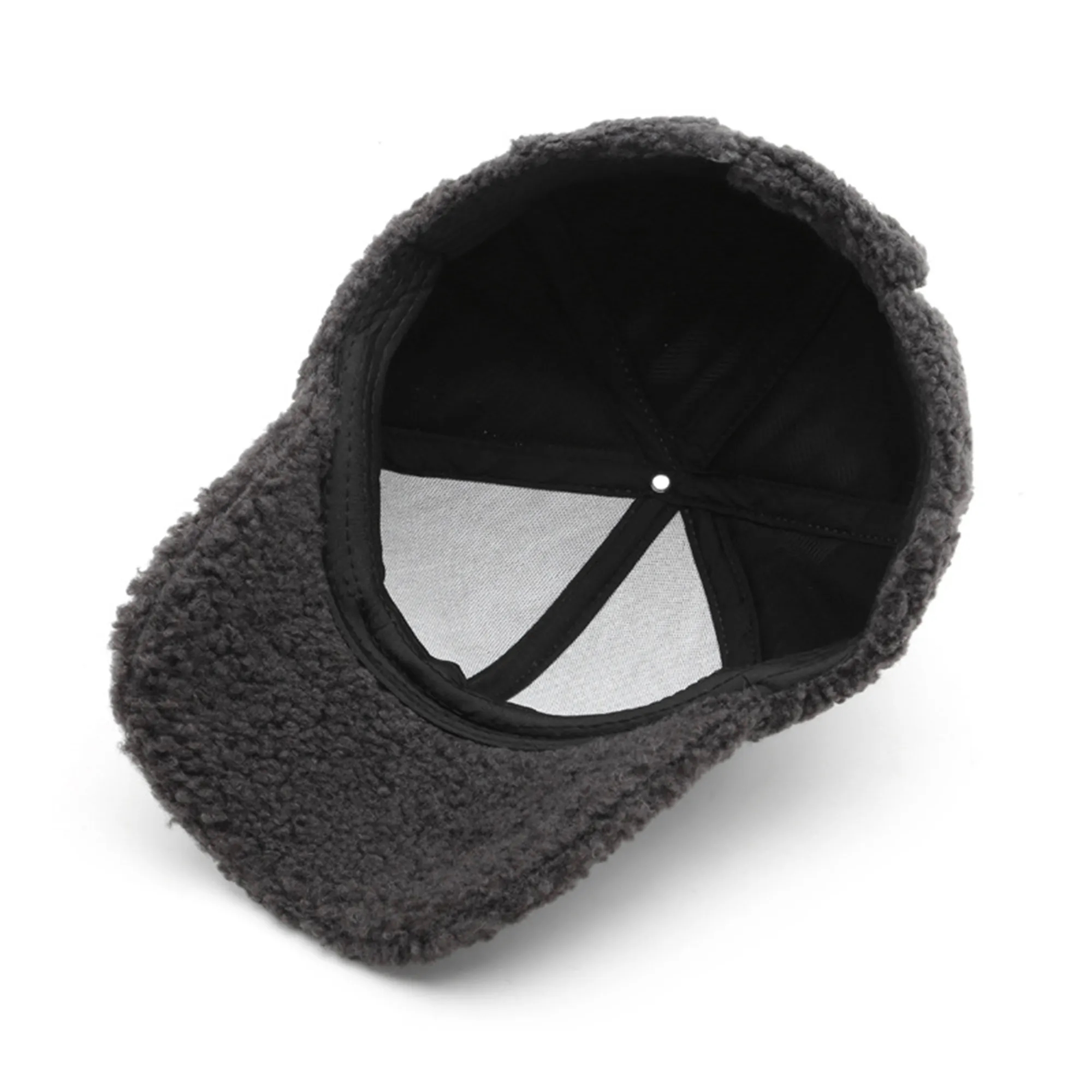 Lamb Wool Baseball Cap 8