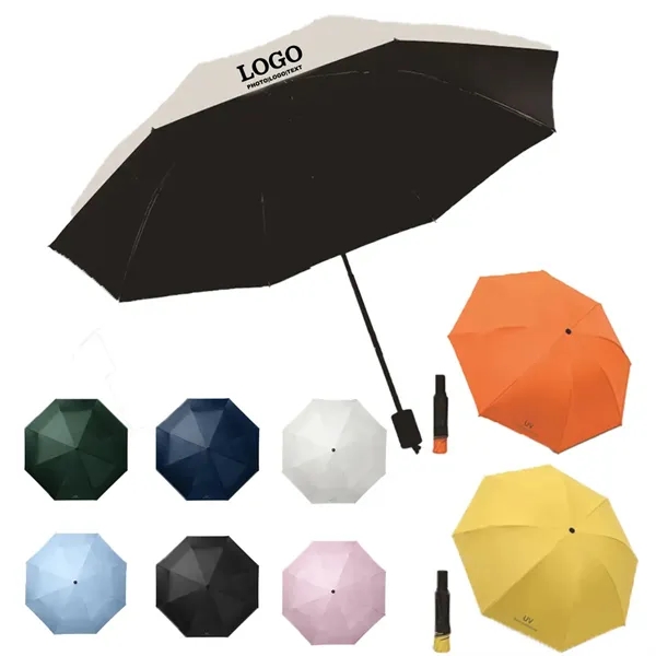 Color Pocket Umbrella Sunscreen Fold Umbrell