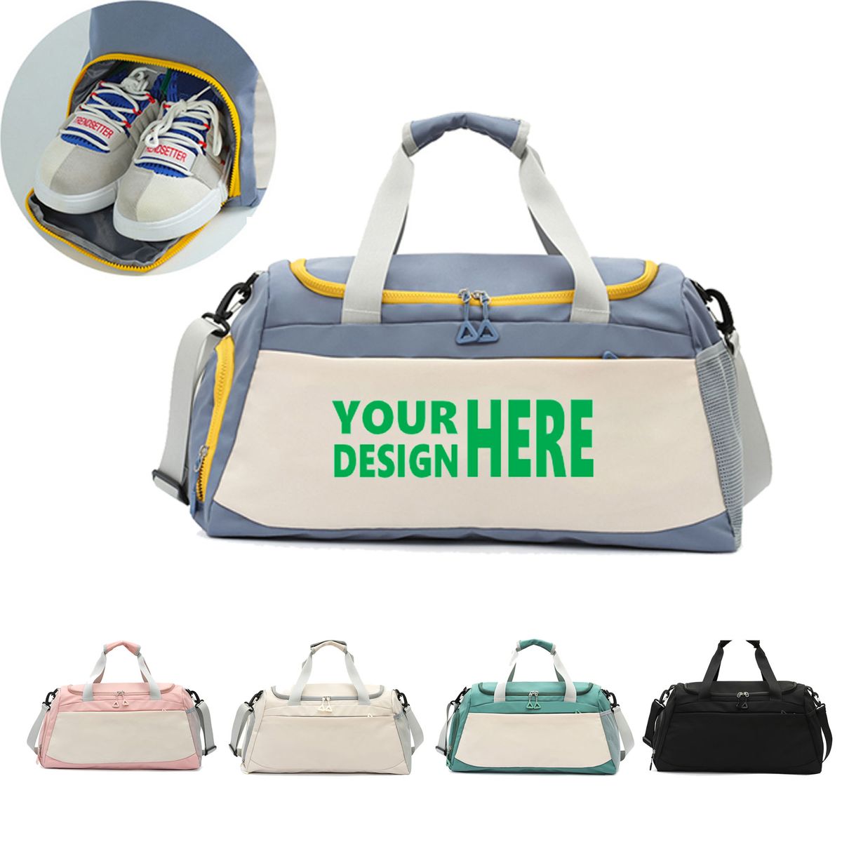 Wet And Dry Separation Oxford Gym Bag 3
