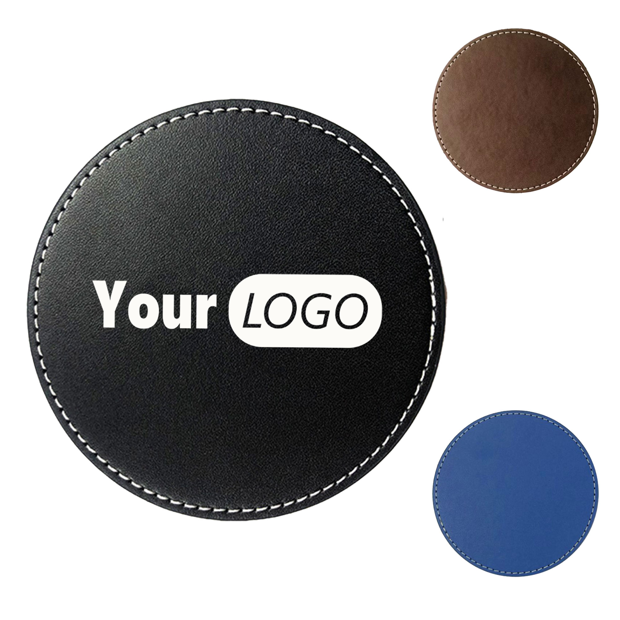 PU Leather Drink Coasters 5