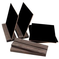 Wood Tabletop Double Sided Blackboard Message Board Kids Toy