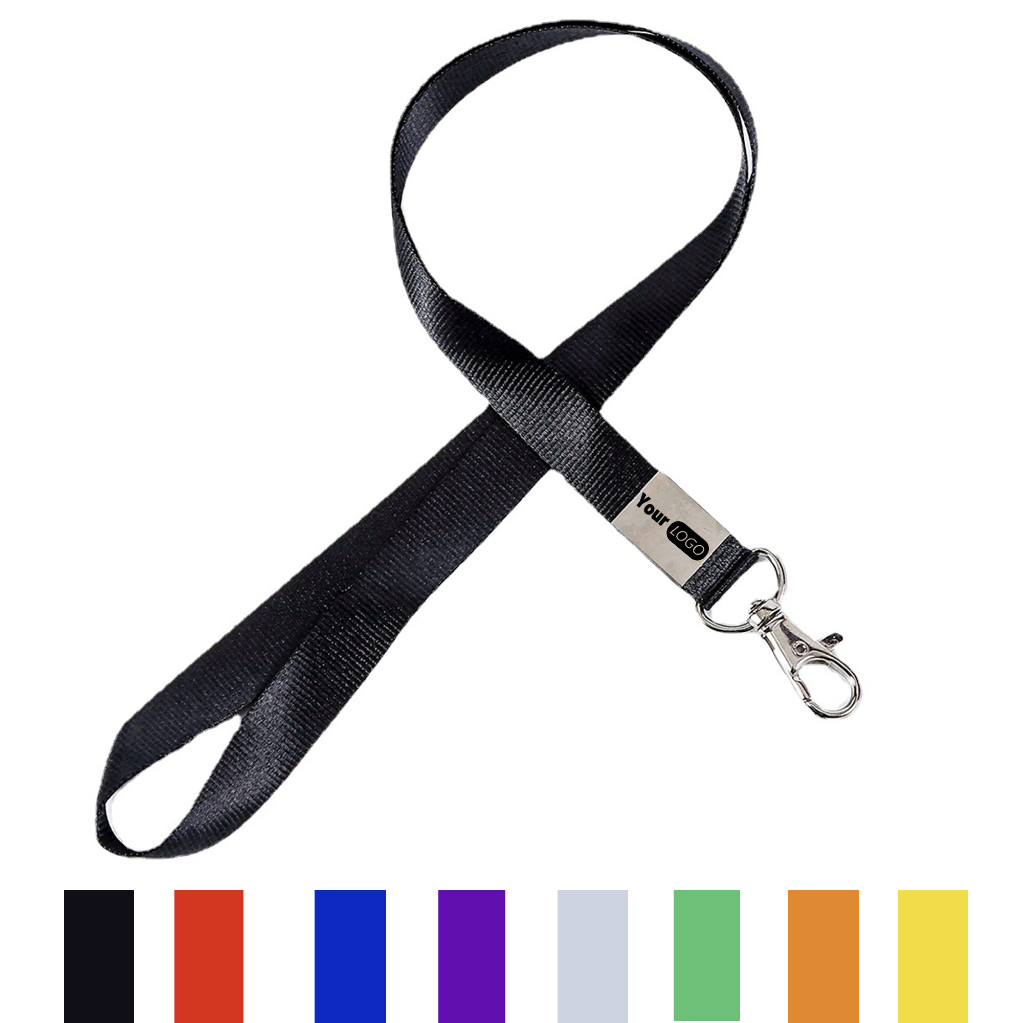 Durable Lanyard for Name Badges with Metal Clip