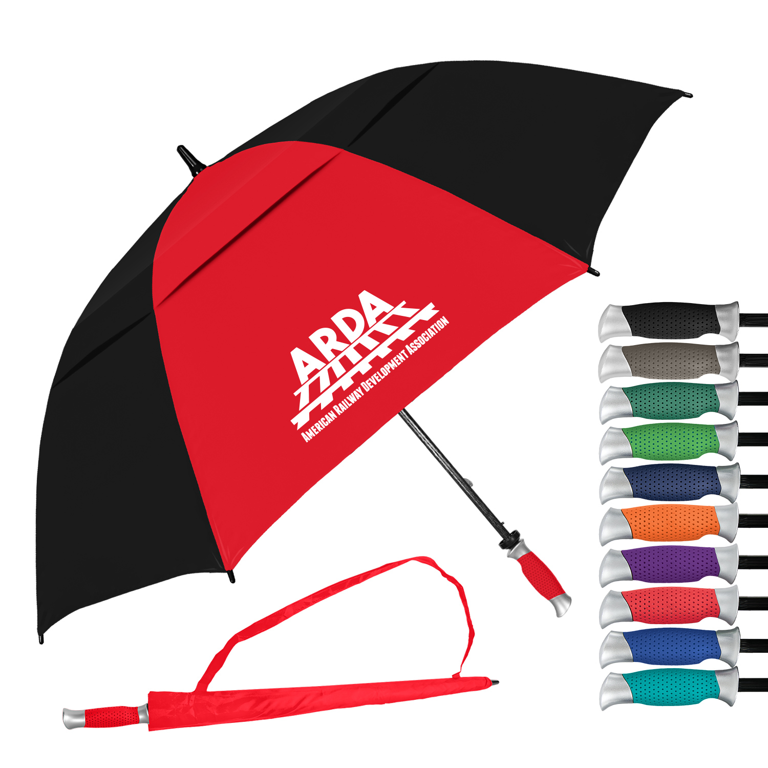 The Vented Typhoon Tamer Golf Umbrella 34