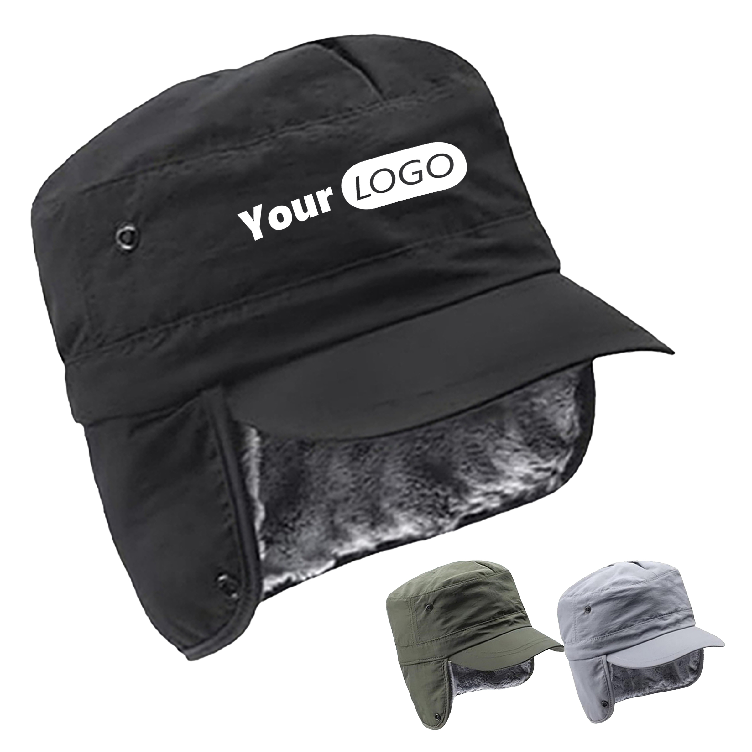 Nylon Waterproof And Warm Military Winter Hat 9