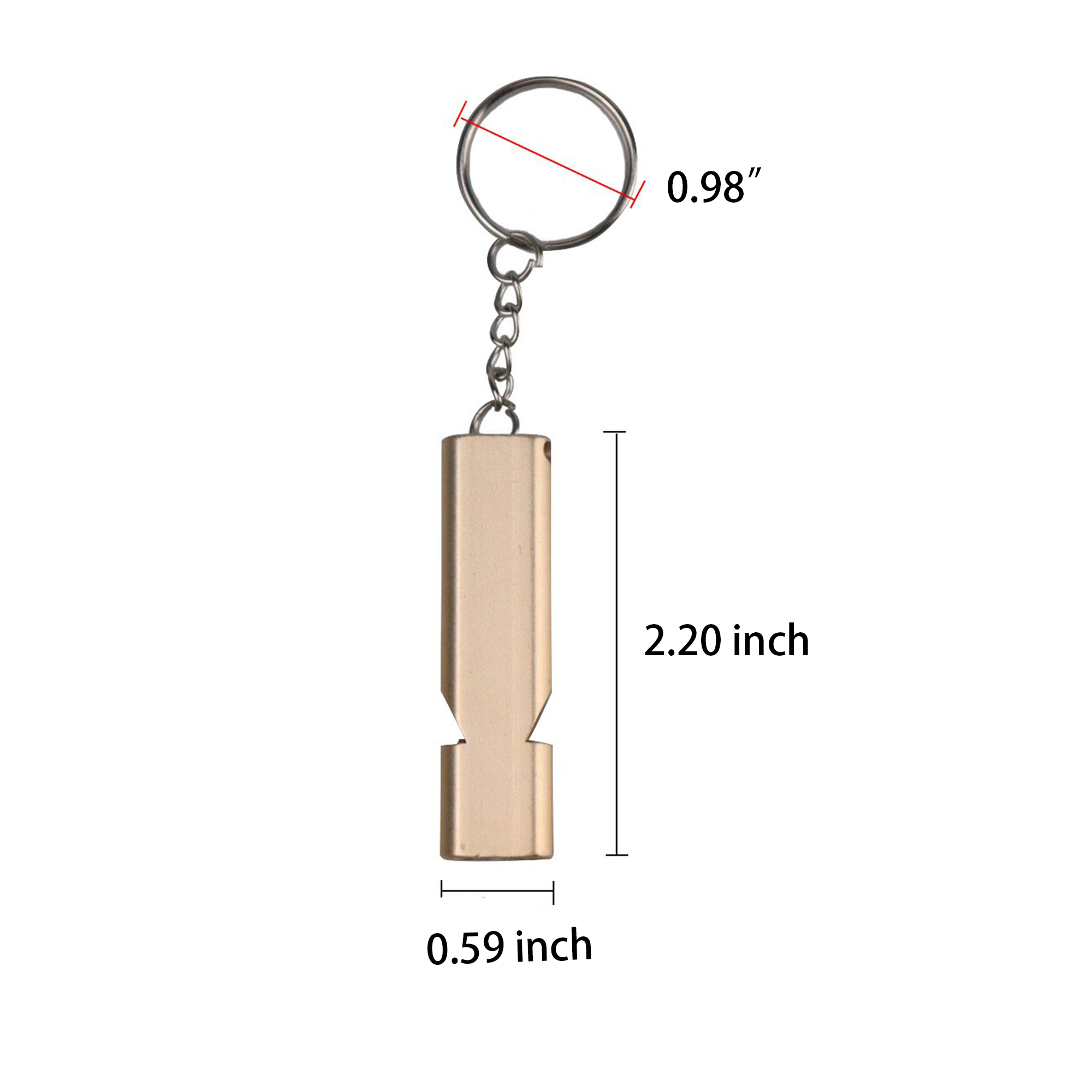 MOQ:50pcs Outdoor Safety Whistle 5