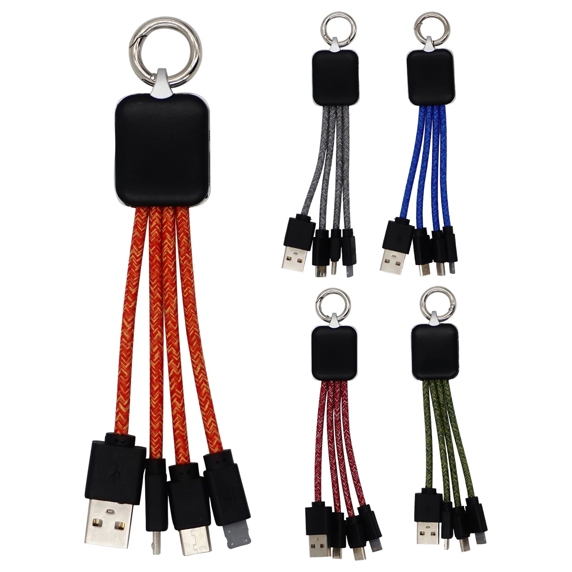 Ridge Logo Light Up Cable with Type C USB 3