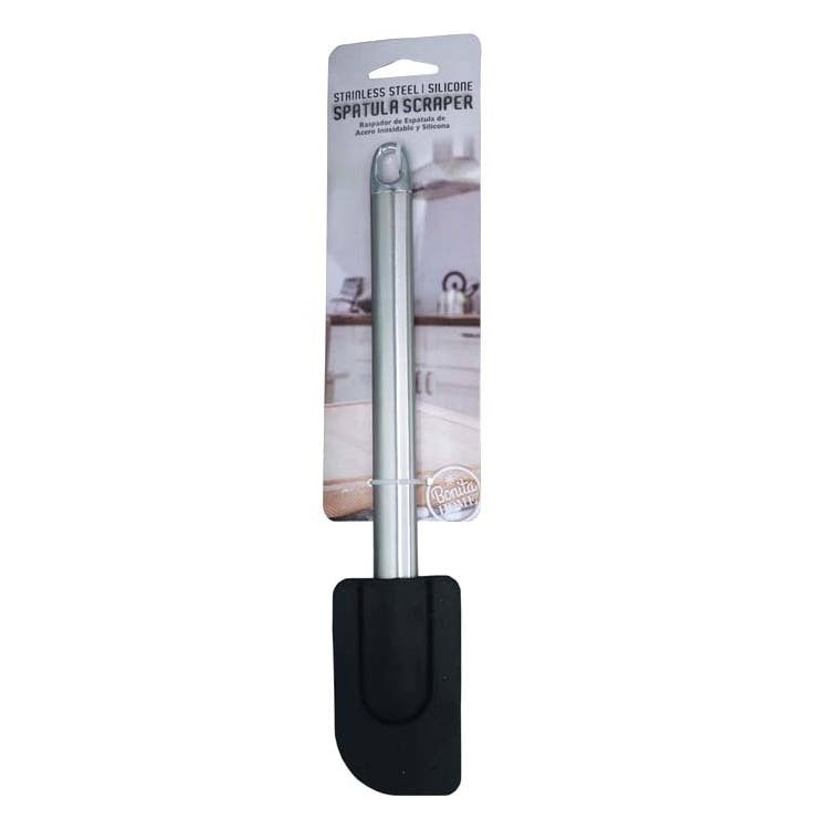 Silicone Spatula Scrapers - Black 10.5" 3